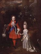 Portrait of Prince James Francis Edward Stuart and Princess Louisa Maria Theresa Stuart, Nicolas de Largilliere
